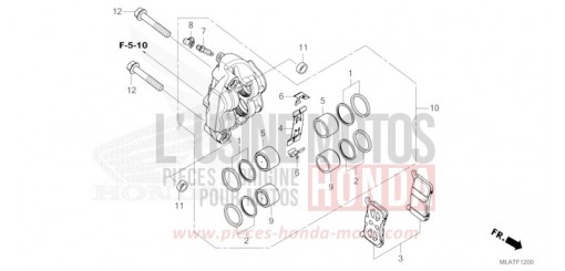 ETRIER DE FREIN AVANT CMX1100AT de 2026